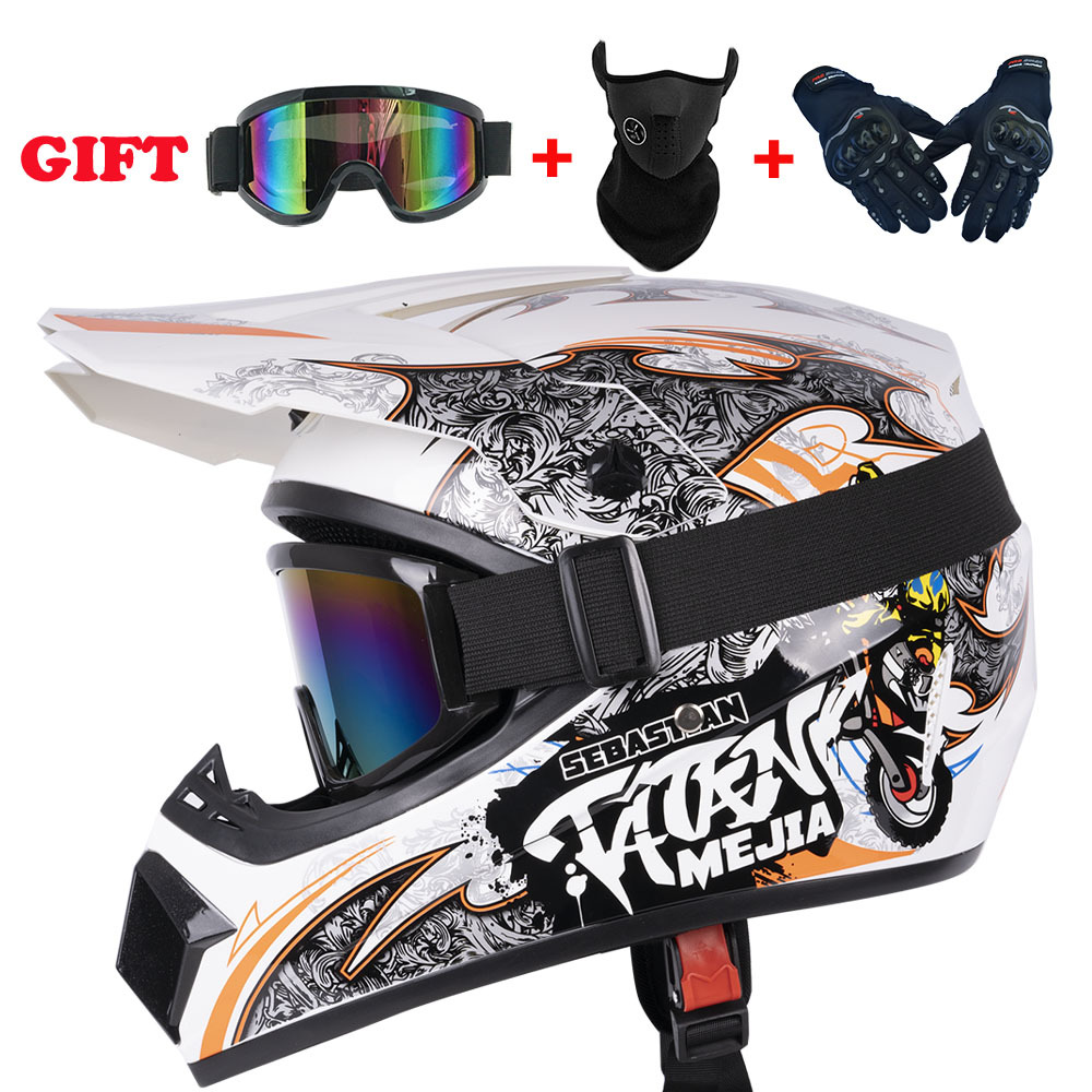Mountain Biking Youth - Casco da Moto per Giovani, Bambini,