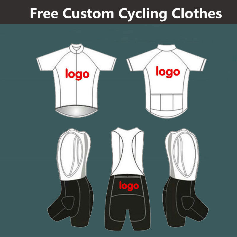 Mountain Biking Logo - Maglia da ciclismo personalizzata della squadra