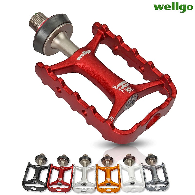 Xcm Mountain Biking - Wellgo Original M111 Pedali per bicicletta