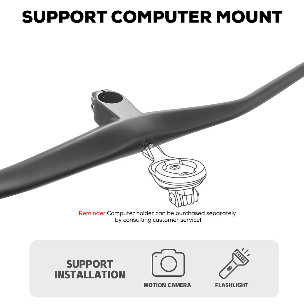 T1000 Manubrio integrato Per R - Mountain Biking Logo recensione e prezzo