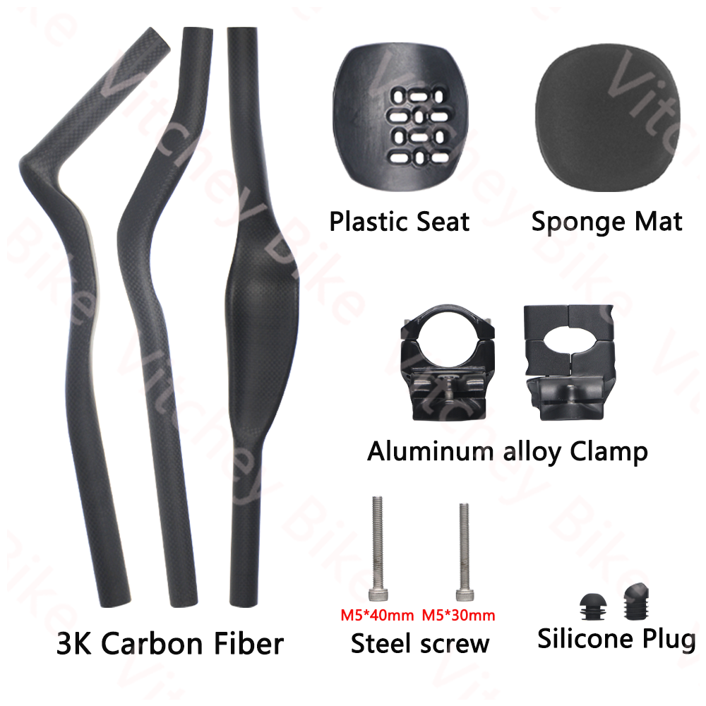 Manubrio Vitchey in Fibra di C - Mountain Biking Logo recensione e prezzo