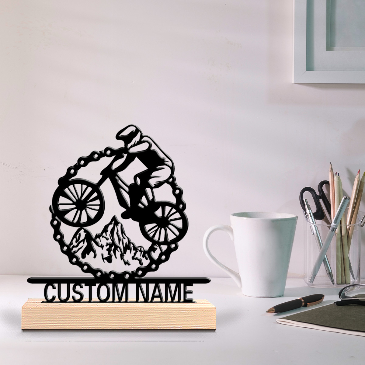Statua in Metallo Personalizza - Mountain Biking Gifts recensione e prezzo
