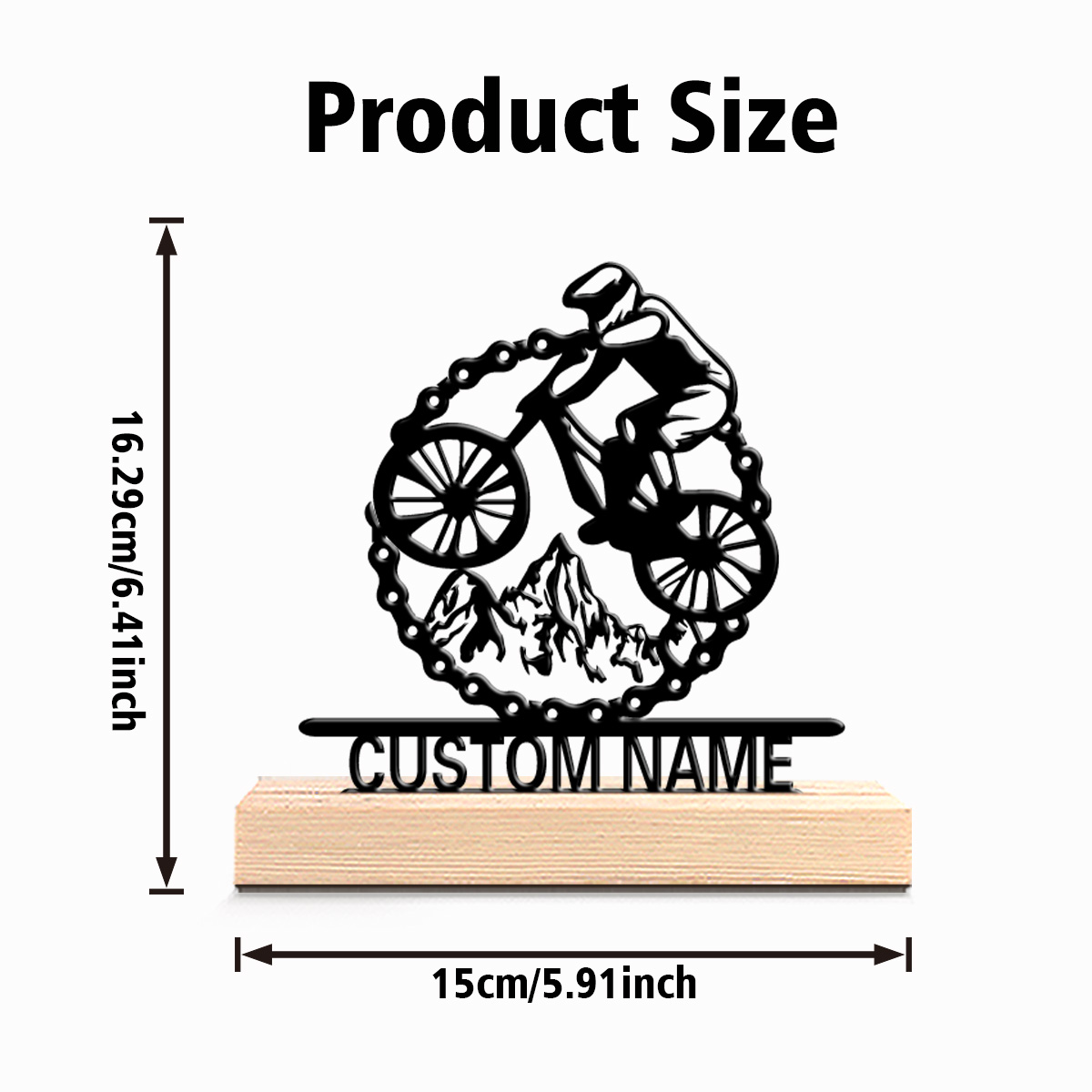 Statua in Metallo Personalizza - Mountain Biking Gifts recensione e prezzo