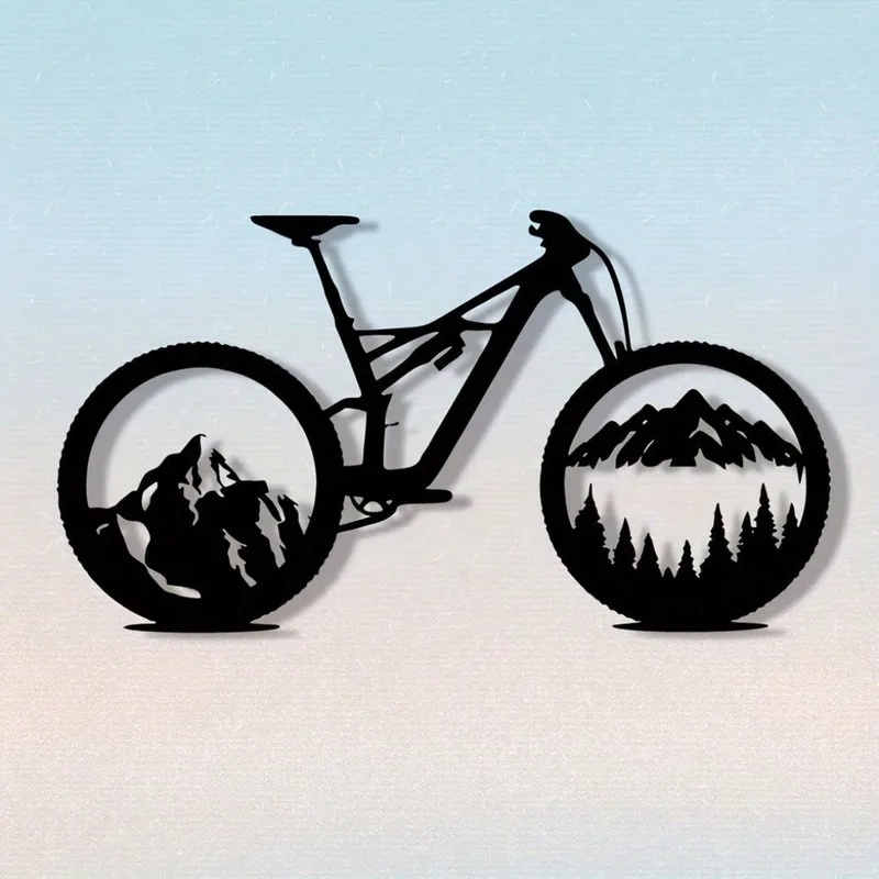Quadro in Metallo Nero con Pne - Mountain Biking Gifts recensione e prezzo