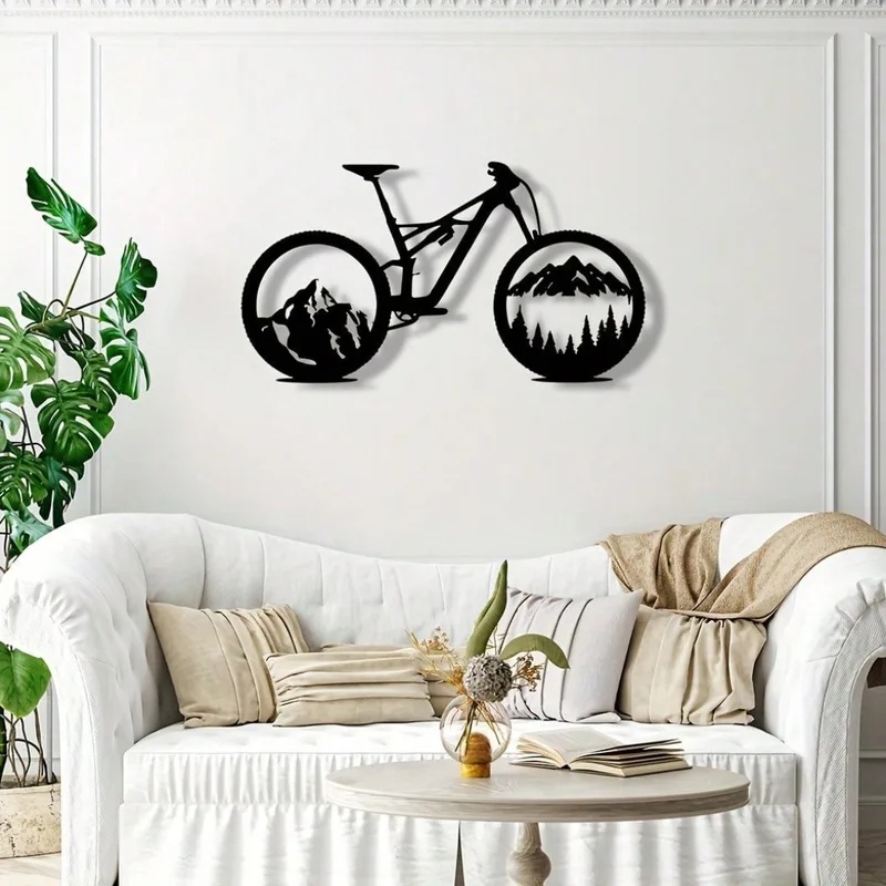 Quadro in Metallo Nero con Pne - Mountain Biking Gifts recensione e prezzo