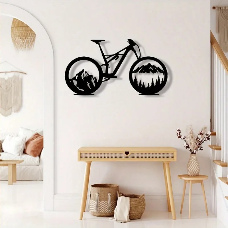 Quadro in Metallo Nero con Pne - Mountain Biking Gifts recensione e prezzo
